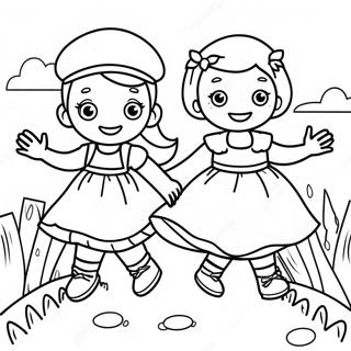 Pagina Para Colorir Da Diversao De Joao E Jill 48375-40203