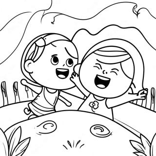 Pagina Para Colorir Da Diversao De Joao E Jill 48375-40204