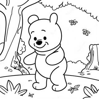 Pagina Para Colorir Winnie The Pooh No Outono 48494-40296