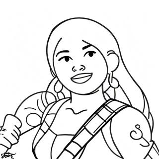 Fortnite Imani Páginas Para Colorir