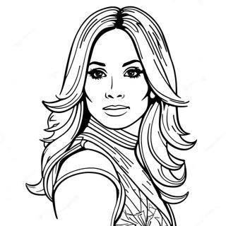 Pagina Para Colorir Da Jennifer Lopez 48594-40378