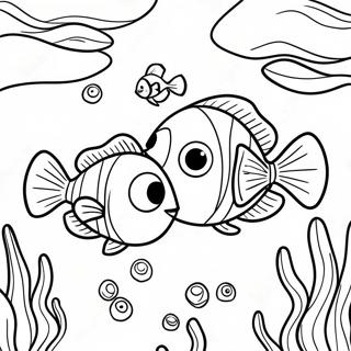 Pagina Para Colorir Aventura Subaquatica De Nemo E Dory 4862-3909