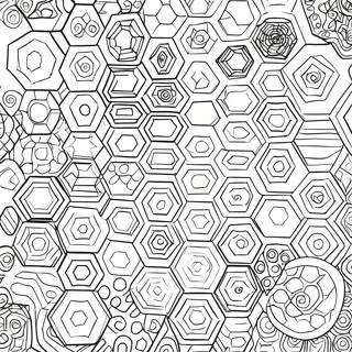 Pagina Para Colorir Formas Geometricas De Hexagono 48655-40426