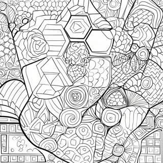 Pagina Para Colorir Formas Geometricas De Hexagono 48655-40427