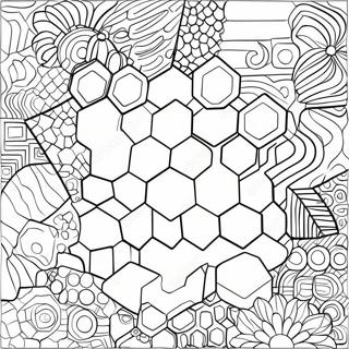 Pagina Para Colorir Formas Geometricas De Hexagono 48655-40428