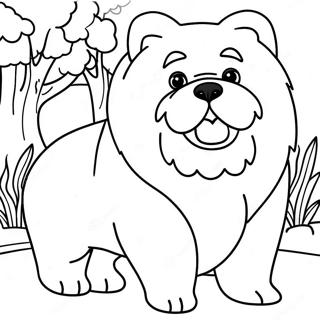 Pagina Para Colorir Cachorro Chow Chow 48674-40443