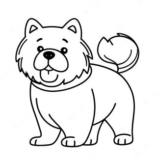 Pagina Para Colorir Cachorro Chow Chow 48674-40444