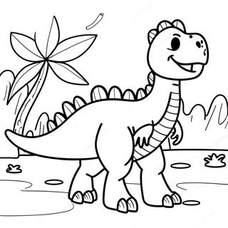 Dino Dana Páginas Para Colorir