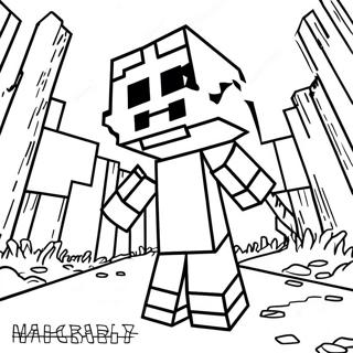 Minecraft Entidade 303 Páginas Para Colorir