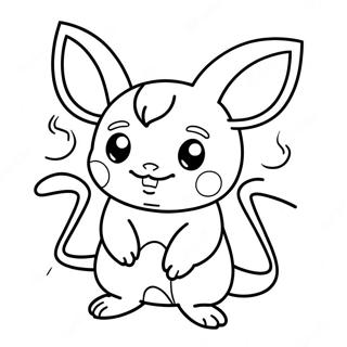 Pagina Para Colorir Raichu 4871-3915