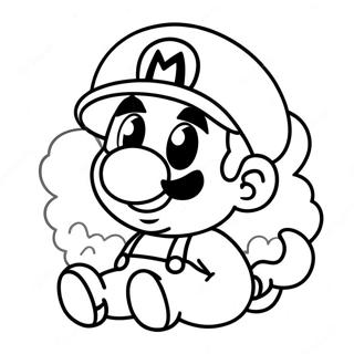 Pagina Para Colorir Do Bebe Mario 48884-40595