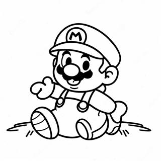 Pagina Para Colorir Do Bebe Mario 48884-40596