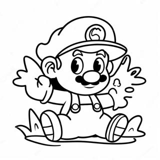 Pagina Para Colorir Do Bebe Mario Aventureiro 48885-40609