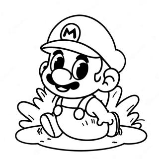 Pagina Para Colorir Do Bebe Mario Aventureiro 48885-40611