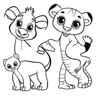 Pagina Para Colorir Dos Animais De Madagascar 4891-3932