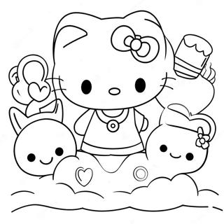 Pagina Para Colorir Da Hello Kitty Com Amigos 48955-40666