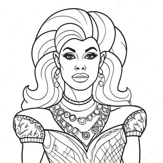 Drag Queen Páginas Para Colorir