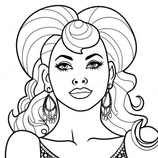 Pagina Para Colorir De Drag Queen 49054-40750