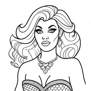 Pagina Para Colorir De Drag Queen 49054-40752