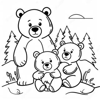 Pagina Para Colorir Da Familia Urso 49084-40766