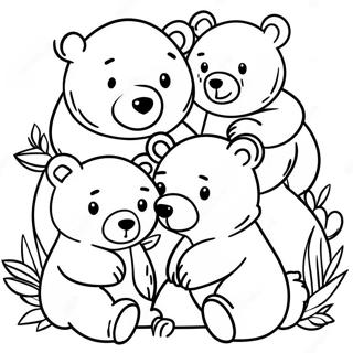 Pagina Para Colorir Da Familia Urso 49084-40767