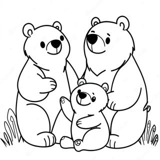 Pagina Para Colorir Da Familia Urso 49084-40768