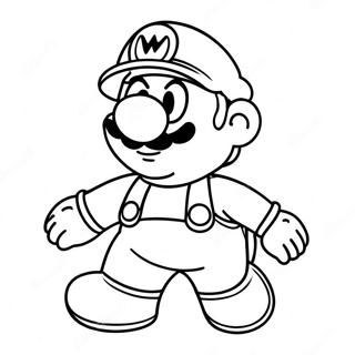 Pagina Para Colorir Do Mario Among Us 49104-40779