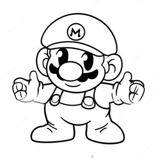 Pagina Para Colorir Do Mario Impostor Among Us 49105-40785