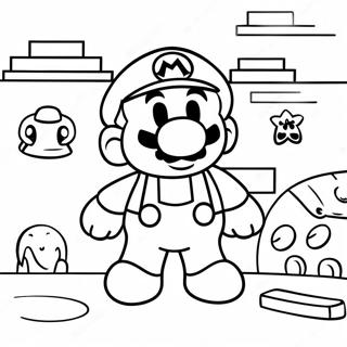 Pagina Para Colorir Do Mario Impostor Among Us 49105-40788