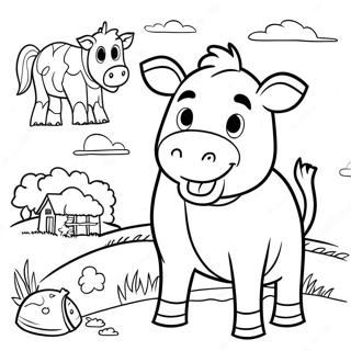 Pagina Para Colorir Dos Animais Da Fazenda Click Clack Moo 49155-40825