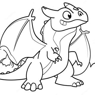 Pagina Para Colorir Do Dragao Pokemon Que Solta Fogo 49165-40831