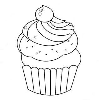 Pagina Para Colorir Cupcake Delicioso 49195-40862