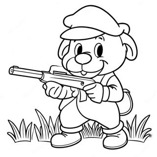 Pagina Para Colorir Do Elmer Fudd 49304-40939