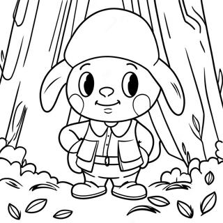 Pagina Para Colorir Do Elmer Fudd Na Floresta 49305-40965