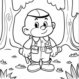 Pagina Para Colorir Do Elmer Fudd Na Floresta 49305-40966