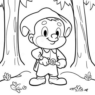 Pagina Para Colorir Do Elmer Fudd Na Floresta 49305-40968