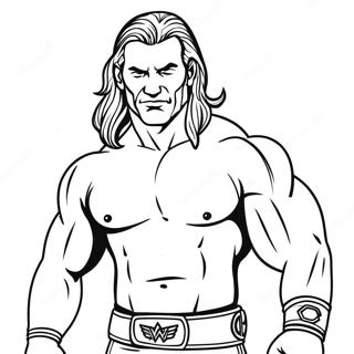 Pagina Para Colorir Wwe Simples E Facil 4931-3963