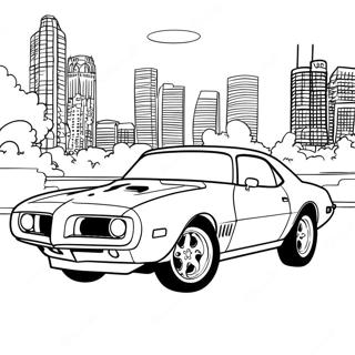 Pagina Para Colorir Pontiac Firebird Correndo 49365-40996