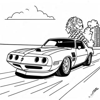 Pagina Para Colorir Pontiac Firebird Correndo 49365-41193