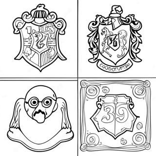 Pagina Para Colorir Das Casas De Harry Potter 49454-41056