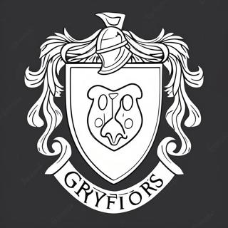 Pagina Para Colorir Do Emblema Da Casa Gryffindor 49455-41050