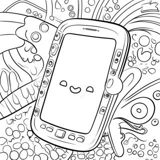 Pagina Para Colorir De Designs De Capinhas De Telefone Fofas 49465-41271