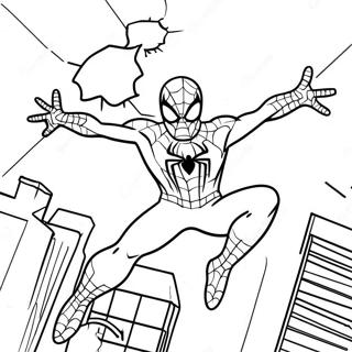 Pagina Para Colorir De Homem Aranha Among Us Colorido Em Acao 49515 41312