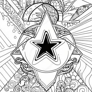 Pagina Para Colorir Do Logo Dos Dallas Cowboys 4952-3970