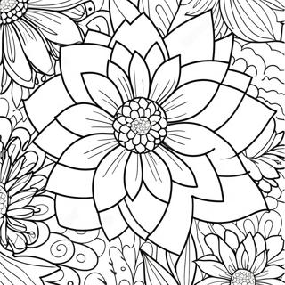 Pagina Para Colorir Da Flor Dalia 49564-41159