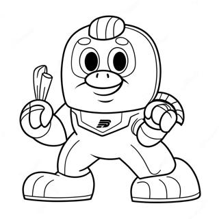 Pagina Para Colorir Do Mascote Dos Boilermakers Da Purdue 49575-41156