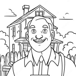 Pagina Para Colorir Do Hello Neighbor 2 49594-41376