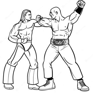 Pagina Para Colorir Dos Superstars Da Wwe Em Acao 4963-3981