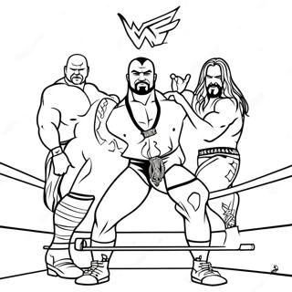 Pagina Para Colorir Dos Superstars Da Wwe Em Acao 4963-3984