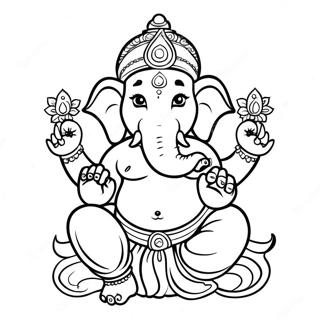 Pagina Para Colorir Ganesha 49814-41546